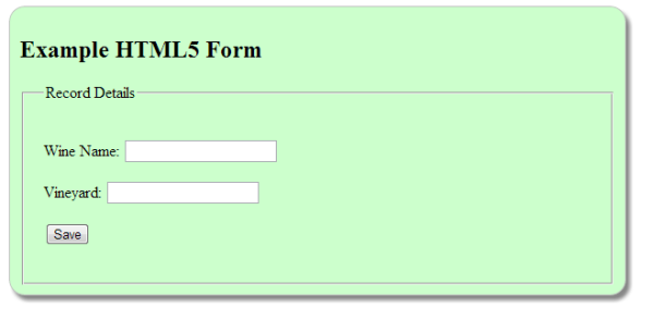 Form with css