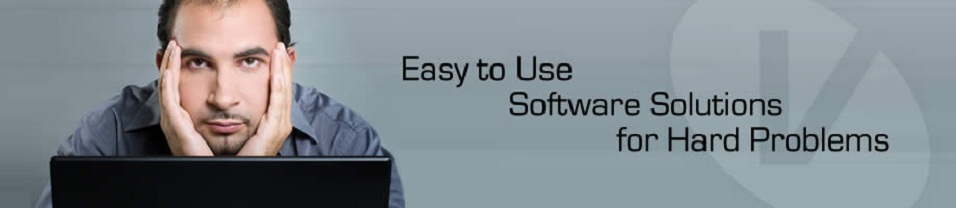 Image with tag line - Easy to Use Software Solutions for Hard Problems